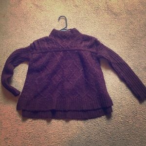 Loft burgundy sweater size XS